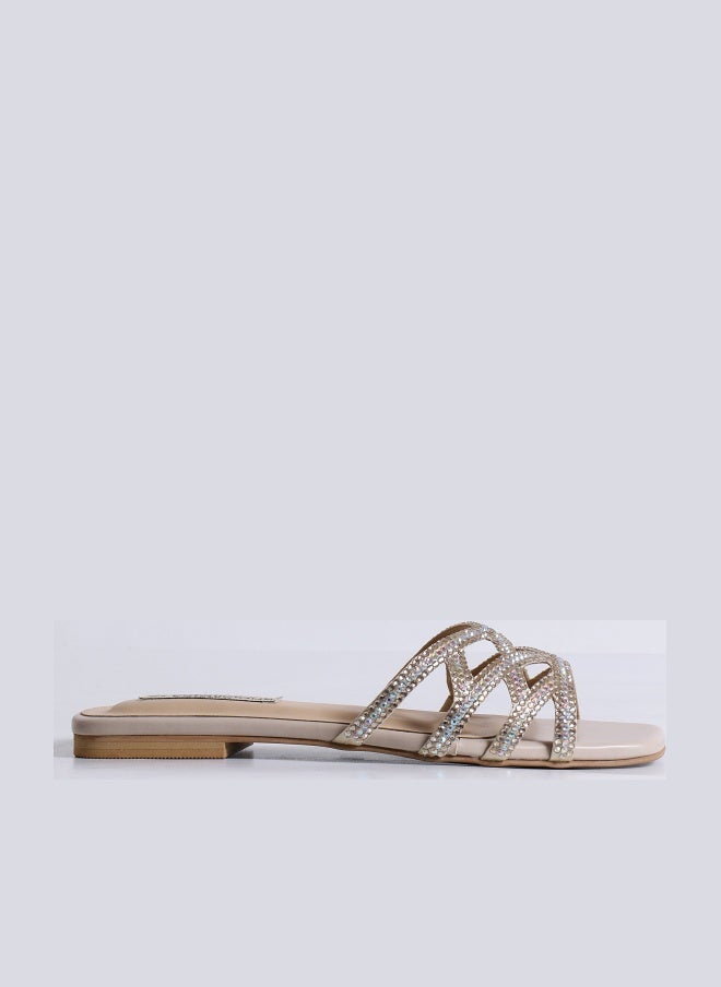 Crystalicious Fiona Luxurious Rhinestones Sandals Handcrafted by Artisans Effortless Glamour for Every Occasion - Image 1