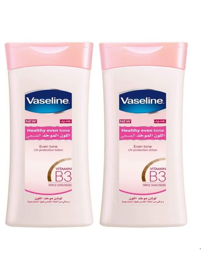 فازلين لوشن للجسم بلون موحد عبوة من قطعتين - 2 × 400 مل - Image 1