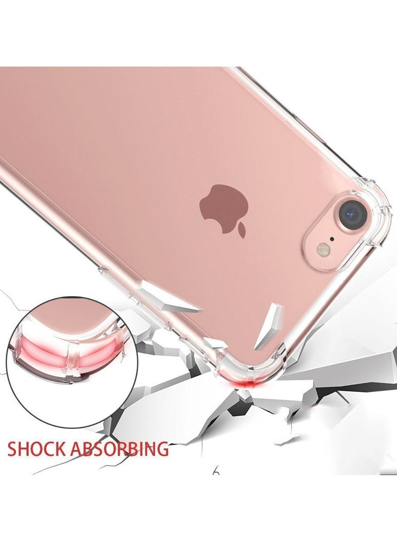 Bills Premium TPU Corner Case for iPhone 6  – Clear Soft Flexible TPU Shock Absorbent Transparent Cover with Reinforced Bumper Corners - Image 3