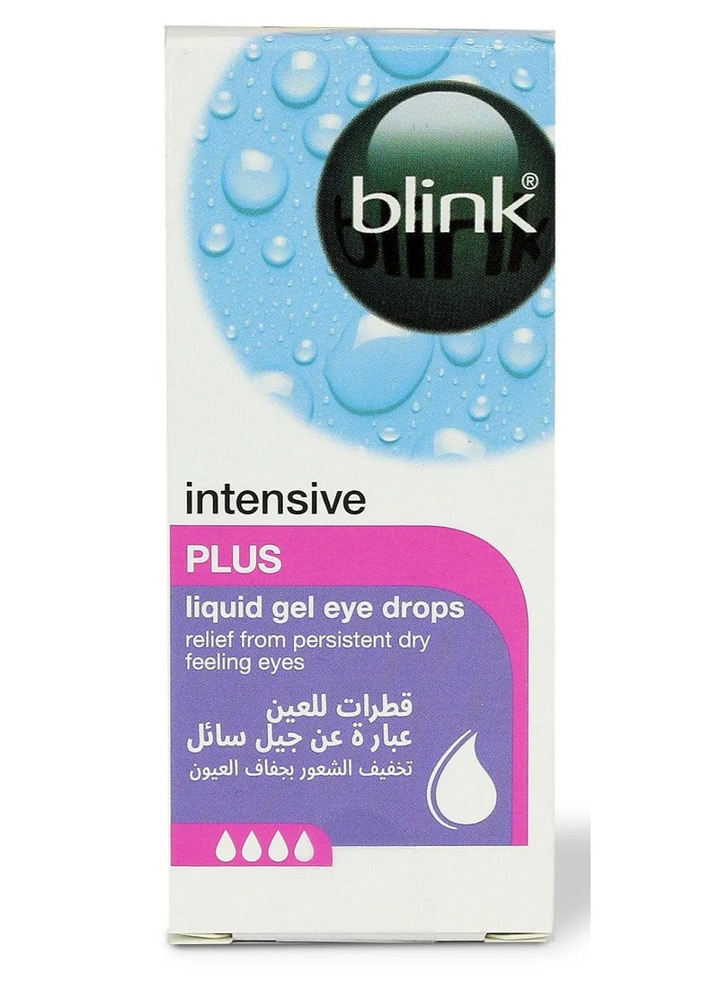 بلينك إنتنسيف بلس قطرة للعين، 4 مجم/مل، 10 مل - لترطيب العين طويل الأمد - Image 1