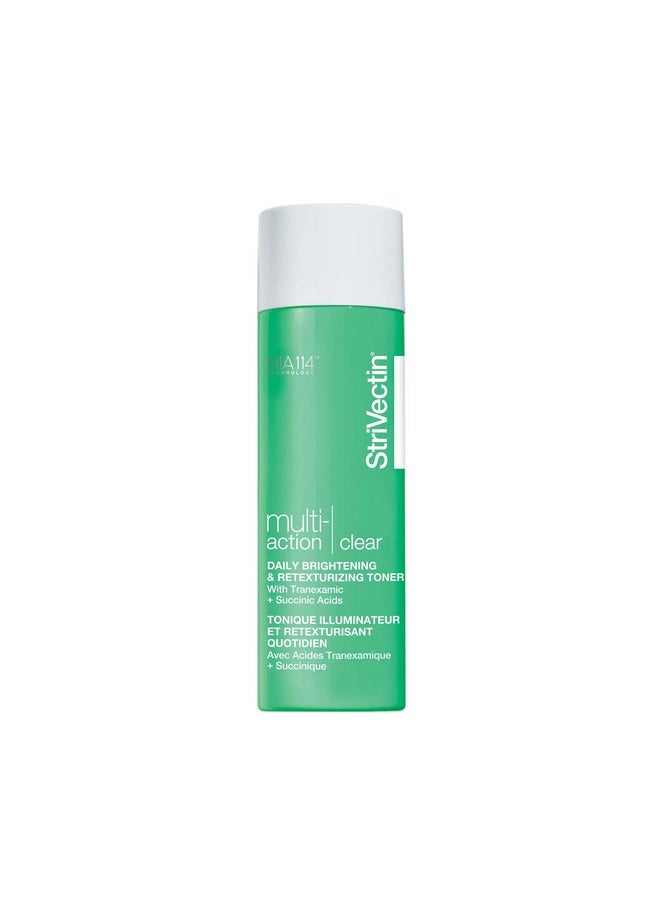 Strivectin Multiaction Clear Daily Brightening & Retexturizing Toner For Acne Blemished Skin And Break Outs 4 Fl Oz  - Image 1