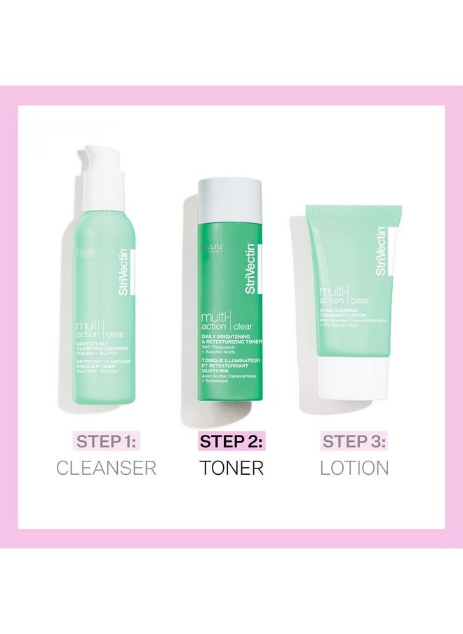 Strivectin Multiaction Clear Daily Brightening & Retexturizing Toner For Acne Blemished Skin And Break Outs 4 Fl Oz  - Image 5