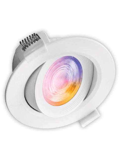 Saska smart wi-fi led downlight laza 5w tunable white dimmable color changing adjustable angle recessed Light ceiling lighting fixtures works with alexa and google home