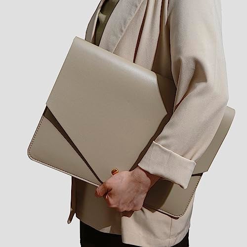 Benfan Laptop Sleeve Compatible with 2024 13inch MacBook Air M3,13 MacBook Pro M2, Surface Pro 3 4 5 6 7, Dell XPS 13 with Small Pouch, Mouse Pad and Cord Holder Color Khaki - Image 4
