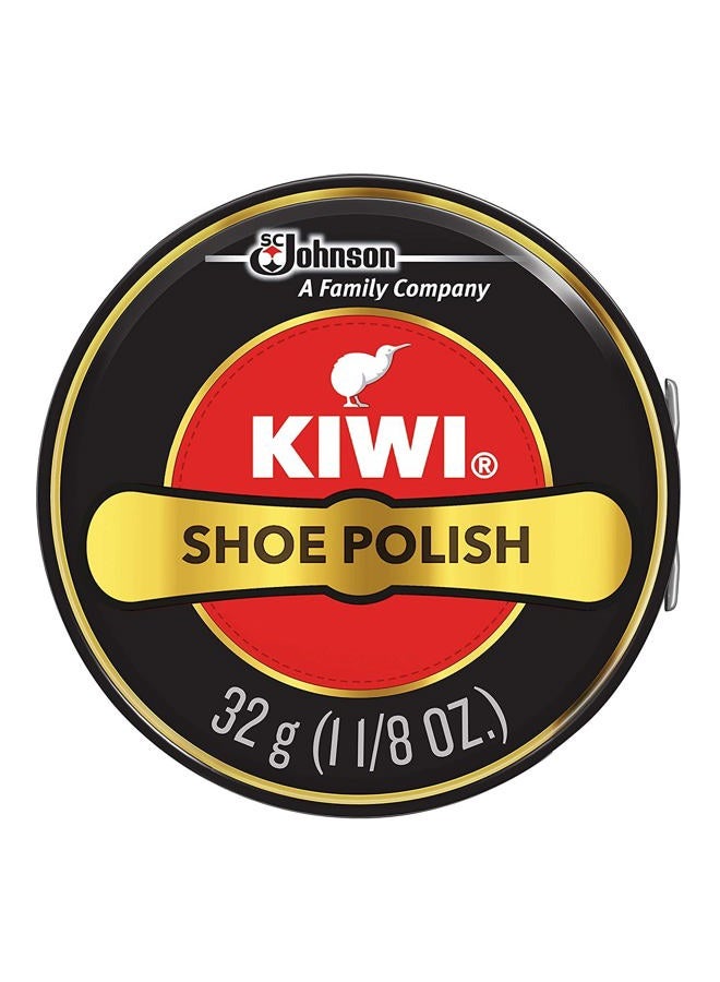 Kiwi Shoe Polish, Black, 1 Metal Tin, 1.125 oz - Image 1