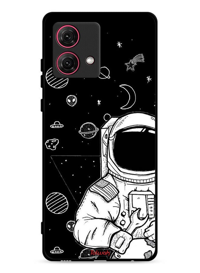 Tolwak Motorola Moto G84 5G Protective Case Cover Astronaut Art - Image 1
