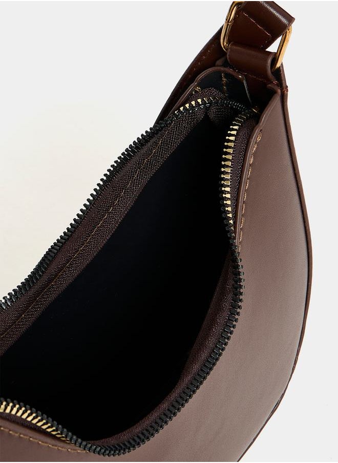 Styli - Half Moon Shape Bag with Zip Closure - Image 1