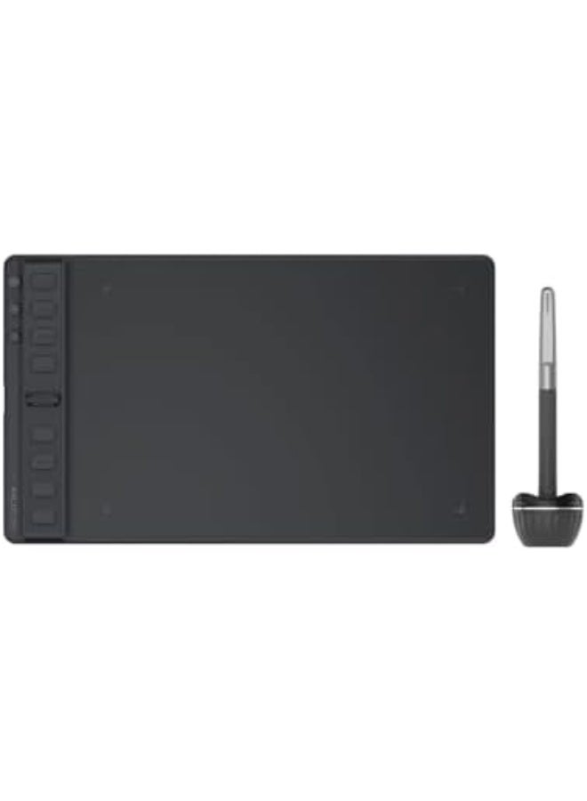 HUION Inspiroy 2 Medium Drawing Tablet, 9×5 Inch Graphics Tablet with Battery-Free Stylus, Scroll Wheel & 8 Customizable Keys Black - Image 1