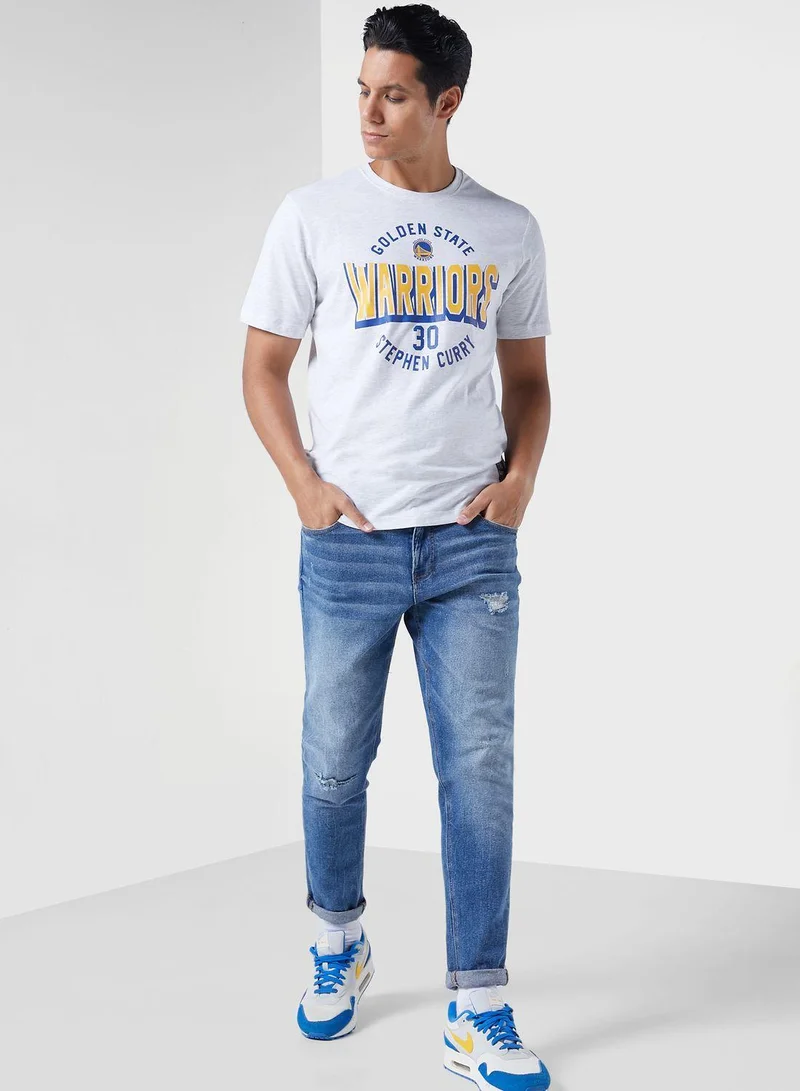Nba  NBA Curry Stephen Golden State Warriors T-Shirt for Men | Best Price UAE