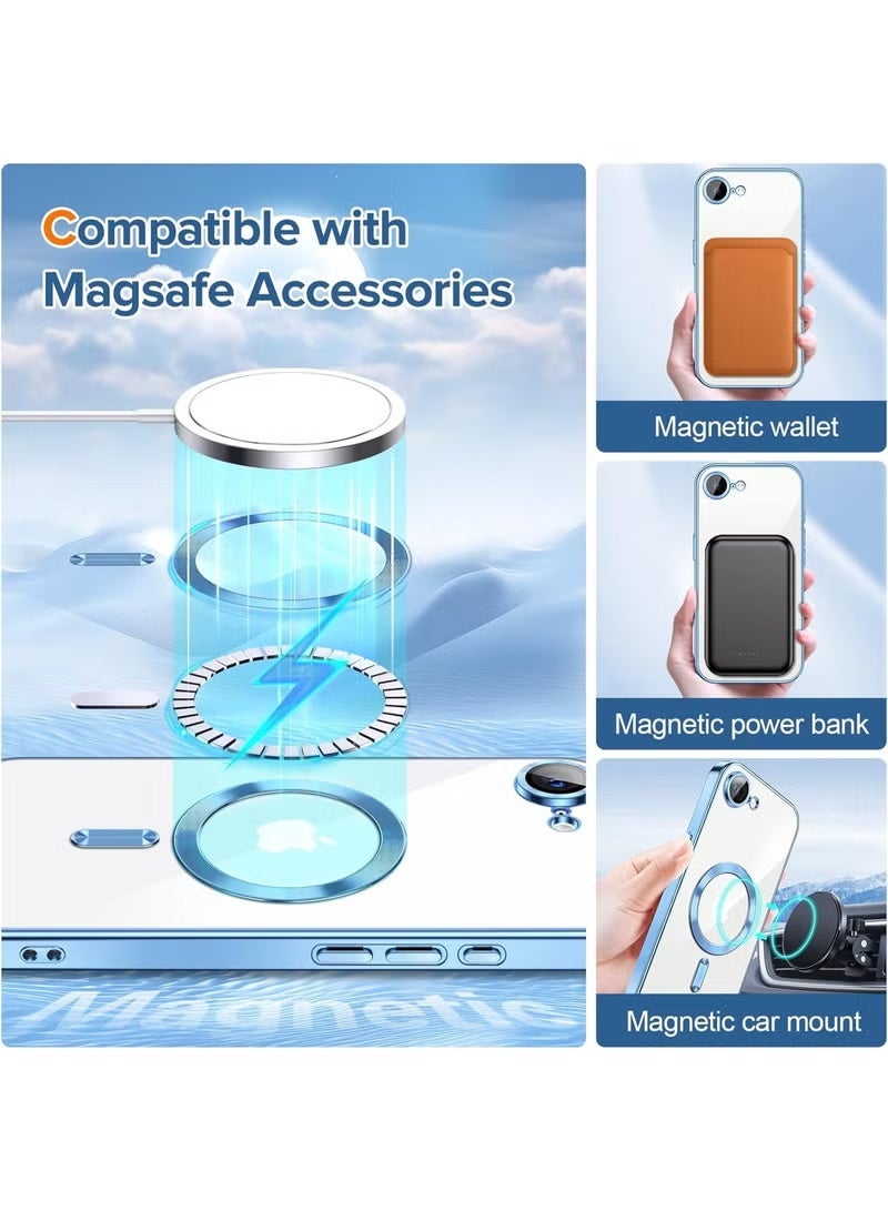 iPhone 17 Air Clear Case with Tempered Glass – Ultra-Slim Crystal Clear Protective Cover Compatible with MagSafe | Anti-Scratch, Shock-Resistant Full HD Glass Back Protector for iPhone 17 Air 6.5-inch | Scratch-Free, Durable, Stylish - Image 3