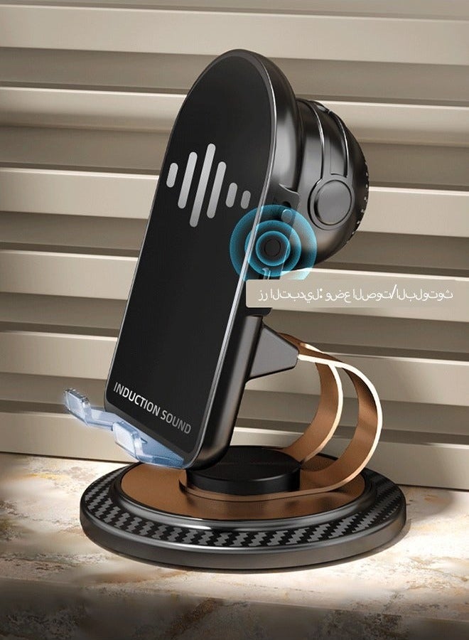 general Phone - 5.4in Phone Holder, Tabletop Cellphone, Adjustable Wireless Speaker Bracket | Portable Anti-Slip Desktop Mount for Traveling Camping Bedroom Office Den Gift 1-Pack - Image 4