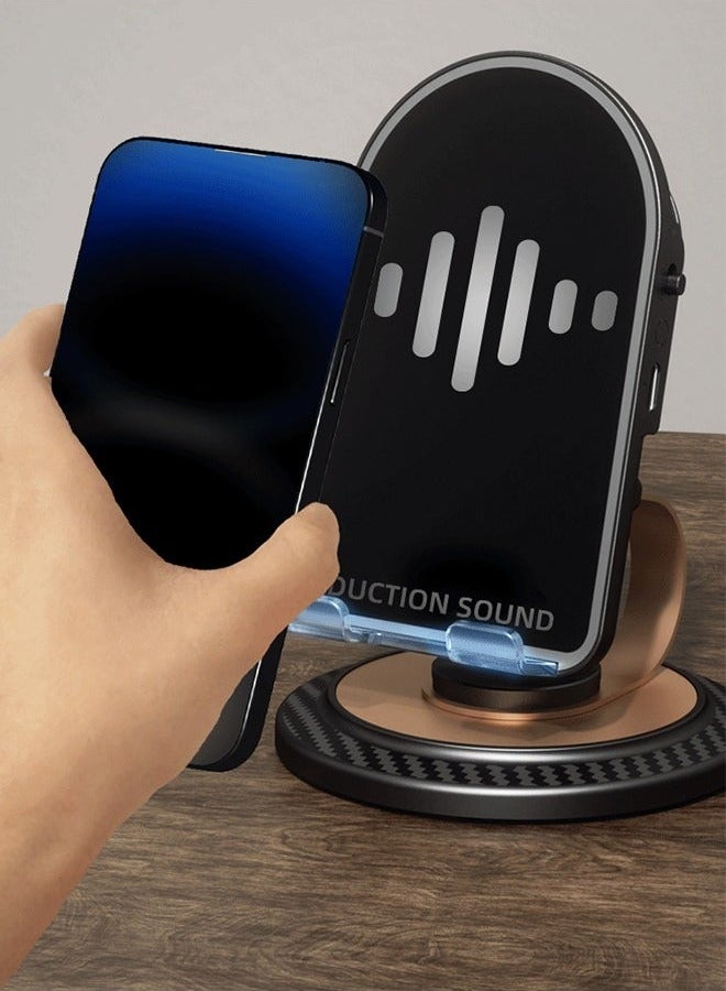 general Phone - 5.4in Phone Holder, Tabletop Cellphone, Adjustable Wireless Speaker Bracket | Portable Anti-Slip Desktop Mount for Traveling Camping Bedroom Office Den Gift 1-Pack - Image 3