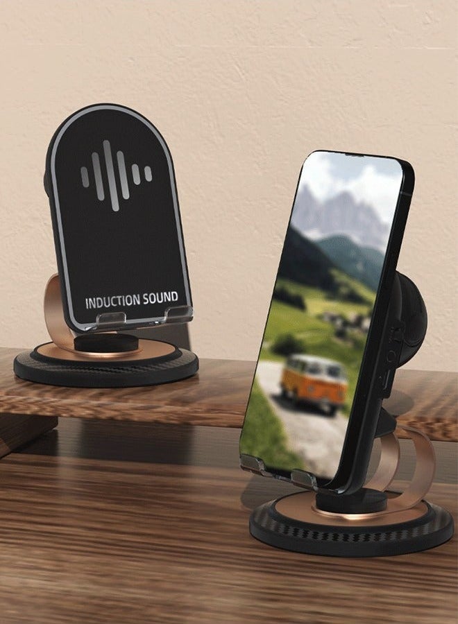 general Phone - 5.4in Phone Holder, Tabletop Cellphone, Adjustable Wireless Speaker Bracket | Portable Anti-Slip Desktop Mount for Traveling Camping Bedroom Office Den Gift 1-Pack - Image 1