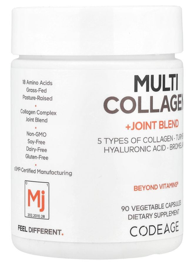 Codeage Multi Collagen + Joint Blend 90 Vegetable Capsules - Image 2