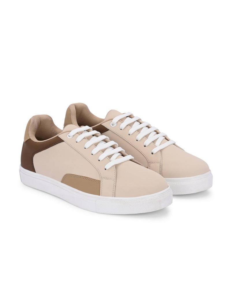Centrino Sneakers for Women | Casual Colorblock Lace-Up Shoes with Soft Cushion Insole | Lightweight, Comfortable Low-Top Fashion Sneakers for Everyday Wear (7608) - Image 3