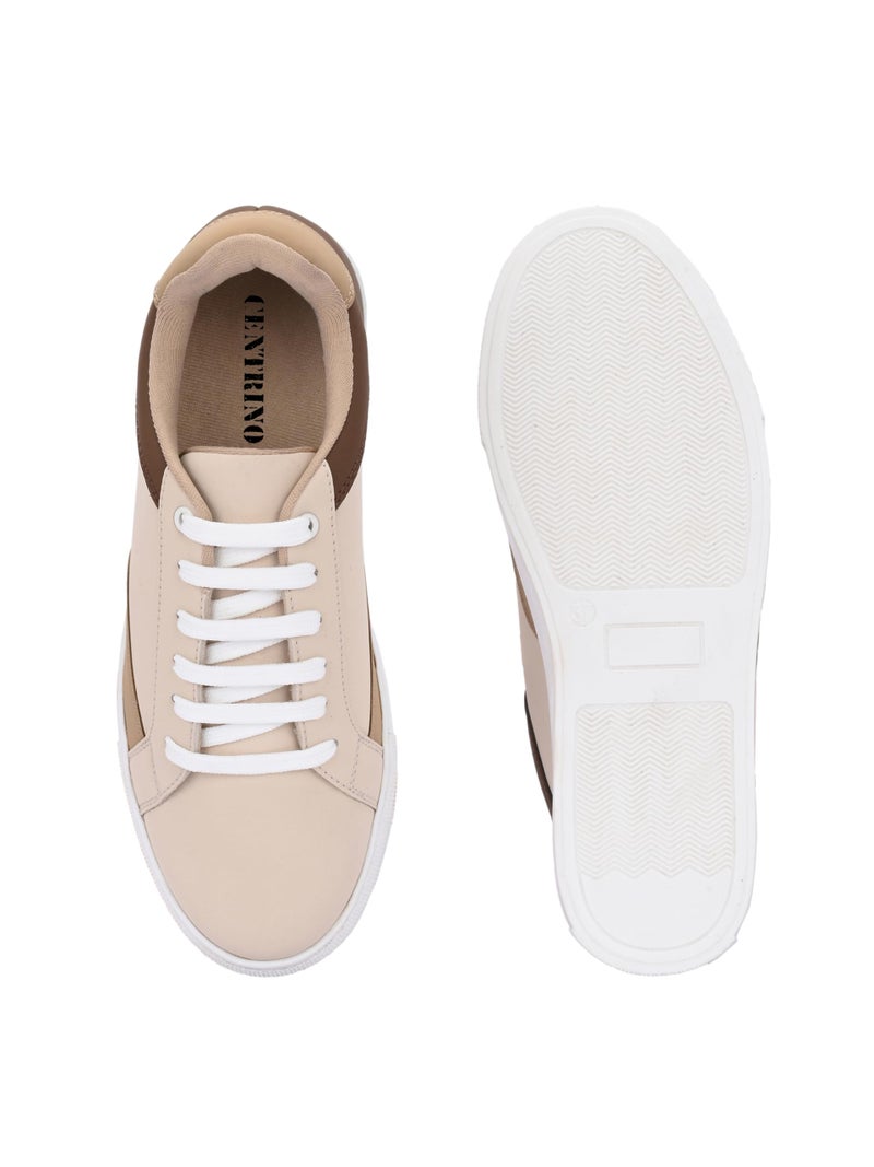 Centrino Sneakers for Women | Casual Colorblock Lace-Up Shoes with Soft Cushion Insole | Lightweight, Comfortable Low-Top Fashion Sneakers for Everyday Wear (7608) - Image 4