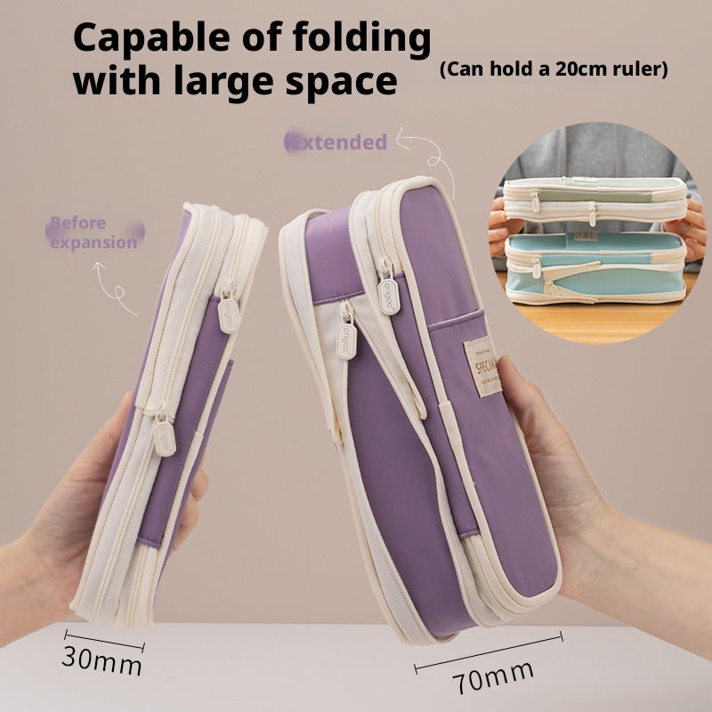 Feihu Large Capacity Pencil Case for Students - Image 2