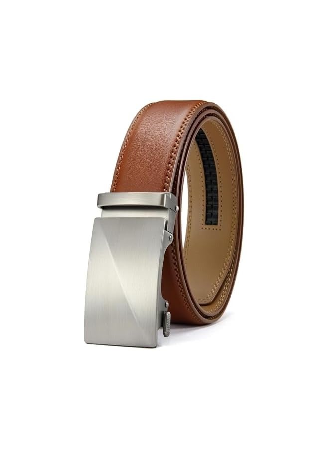 PROMASS Men's Belt Leather, Reversible Ratchet Belt, Nylon Web Tactical Work Belt with Automatic Slide Buckle, Adjustable Buckle Tactical Nylon Waist Belt Cloth, for Casual Dress Pant,Length Can be Cut  - Image 1