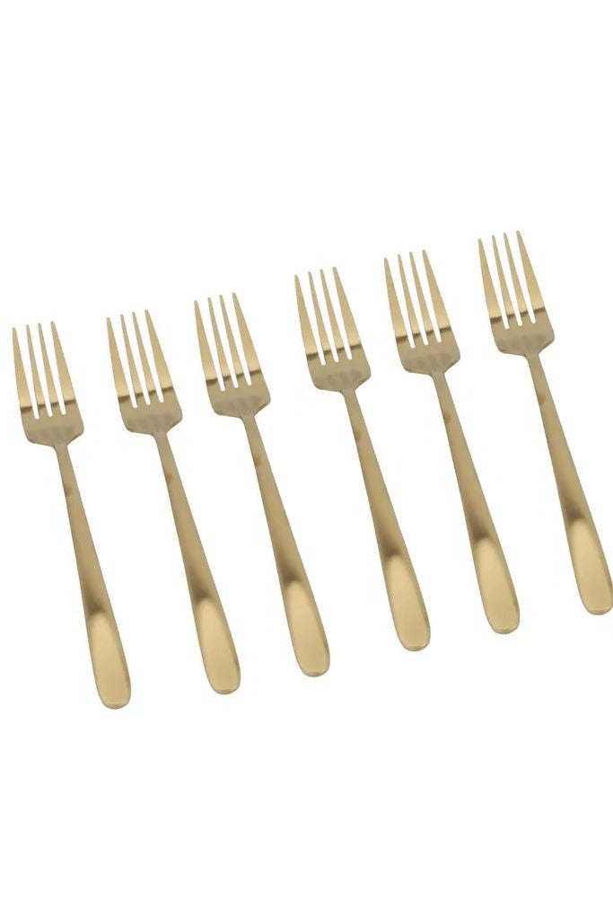 السيف غاليري طقم ادوات مائدة إيبيزا استيل السيف غاليري، سادة، 30 قطعة - ذهبي - Image 2