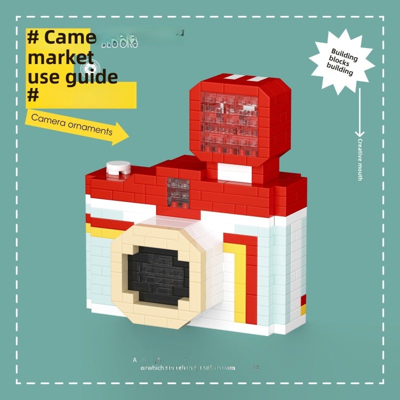 DIY DSLR Camera Model Kit: 480 Pieces, Durable ABS Plastic - Educational Spatial Awareness & Problem-Solving Toy for Hobbyists, Collectors and Photography Lovers - Image 1