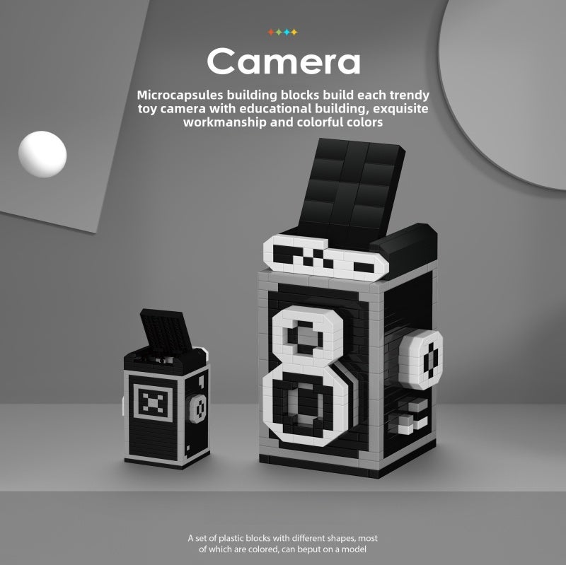 DIY DSLR Camera Model Kit: 480 Pieces, Durable ABS Plastic - Educational Spatial Awareness & Problem-Solving Toy for Hobbyists, Collectors and Photography Lovers - Image 5