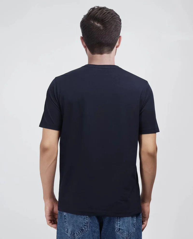 Rare Rabbit Men's Regular Fit Graphic Print T-Shirt