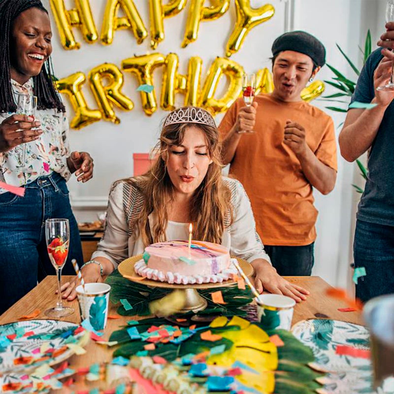 Semato 40th Birthday Decorations for Women: Rose Gold Tiara & Sash - Happy 40th Birthday Gifts Women - Image 4