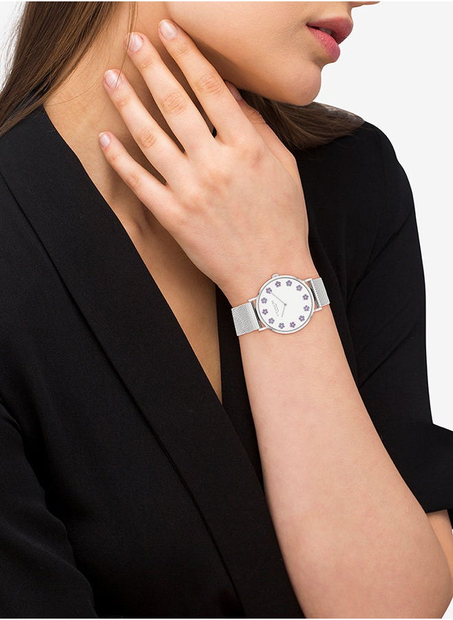 COACH - Women Analog Round Shape Stainless Steel Wrist Watch 36 mm - Image 1