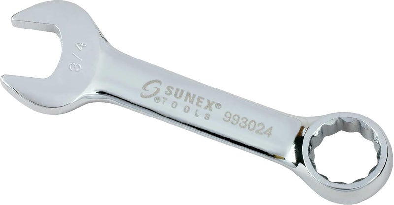 993024 3/4" Fully Polished Stubby Combination Wrench