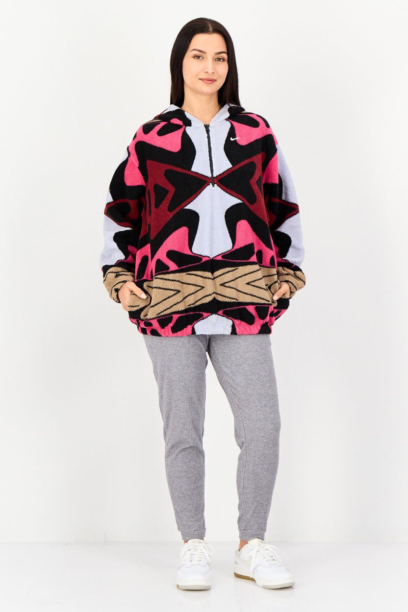 Nike جاكيت شيربا خارجي رياضي للنساء، متعدد الألوان - Image 2