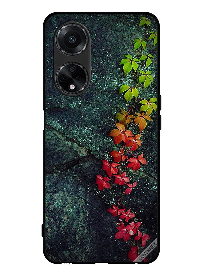 Covernex Protective Case Cover For Oppo A98 5G Beautiful Leaves - Image 1
