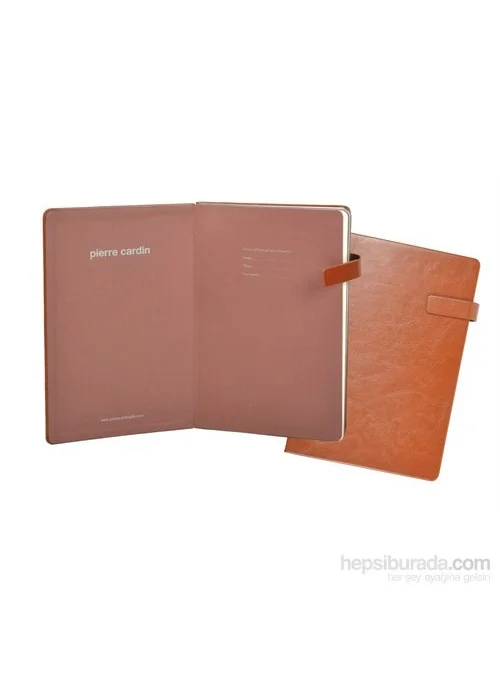 بيير كاردان Modelist Leather Notebook A5 Tan