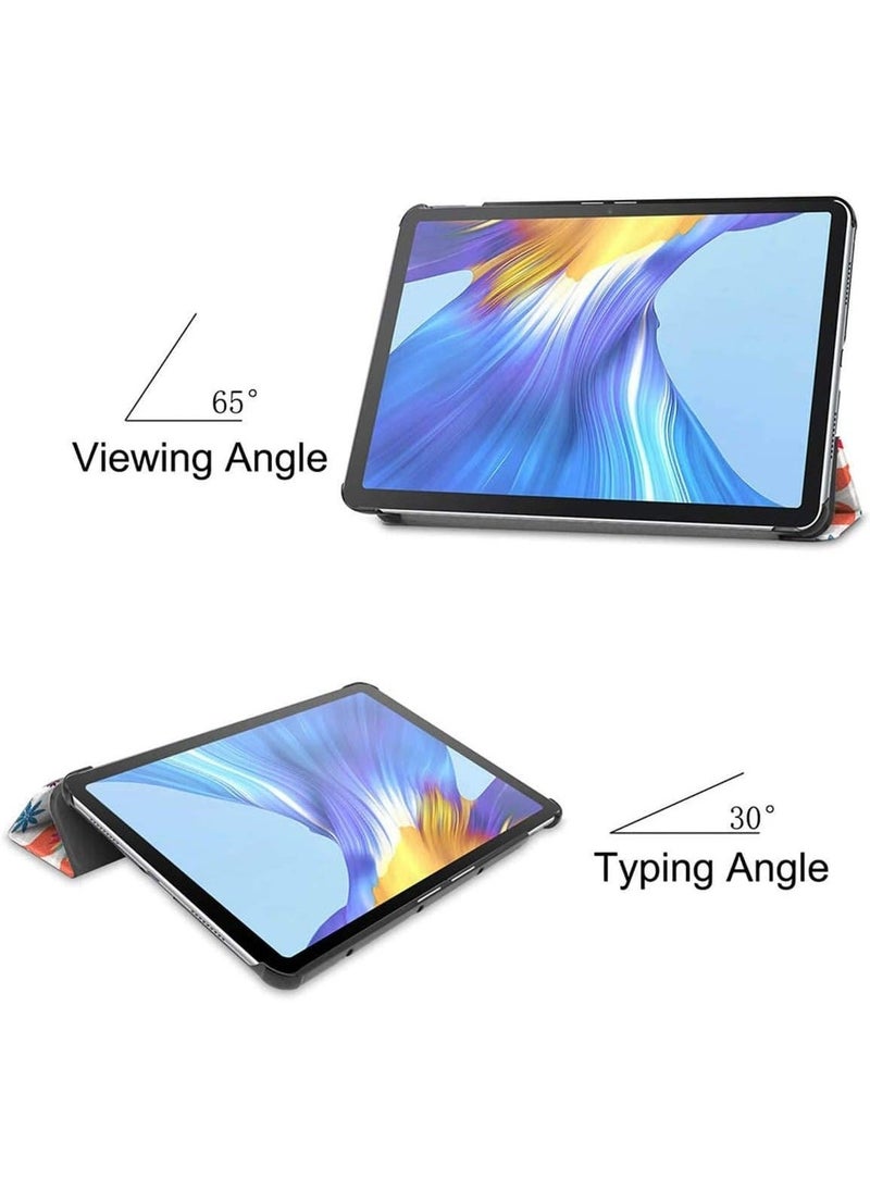 Case compatible with Huawei MatePad 10.4 inch  Honor V6, Multi-Angle Viewing Stand with Auto Wake/Sleep case cover fits Huawei MatePad 10.4 inch  Honor V6 (MatePad 10.4, erfly) - Image 4