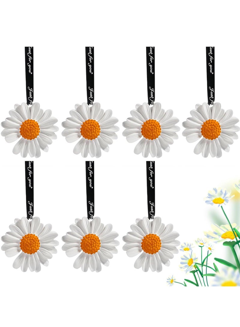 Captaintech Scented Sachet Daisy Decorations - Closet Air Freshener for Lasting 180 Days, 7 Fragrance Hanging Aromatherapy, Air Freshener Bags for Drawers, Closets, Cars (7Pcs) - Image 1
