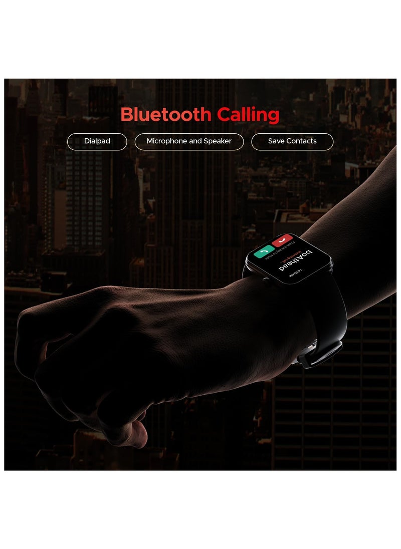 Generic - boAt Storm Call 3 w/Turn-by-Turn Navigation, 1.83" (4.6 cm) HD Display, Bluetooth Calling, Crest+ OS, QR Tray, Watch Face Studio, Coins, Emergency SOS Smart Watch for Men & Women(Active Black) - Image 1