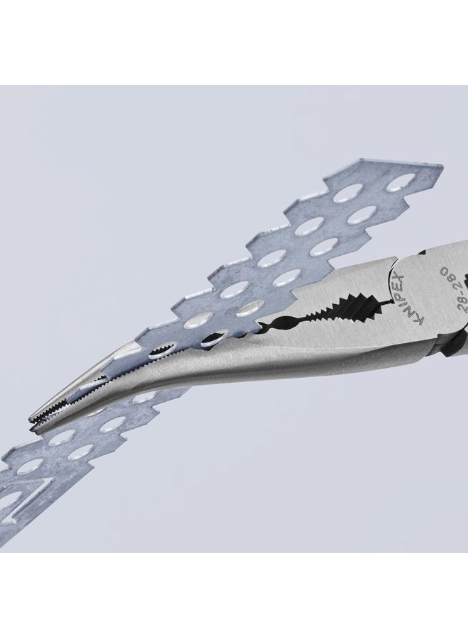 KNIPEX Tools - Extra Long Needle Nose Pliers, 45 Degree Angled Jaws (2881280) - Image 4