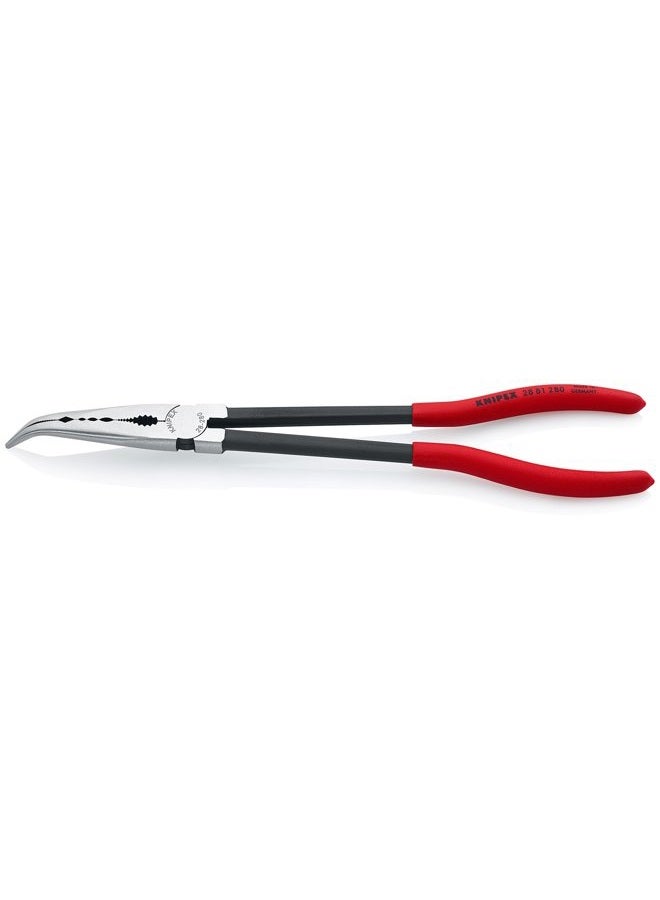 KNIPEX Tools - Extra Long Needle Nose Pliers, 45 Degree Angled Jaws (2881280) - Image 1