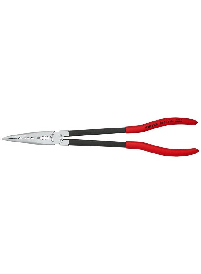KNIPEX Tools - Extra Long Needle Nose Pliers, 45 Degree Angled Jaws (2881280) - Image 2