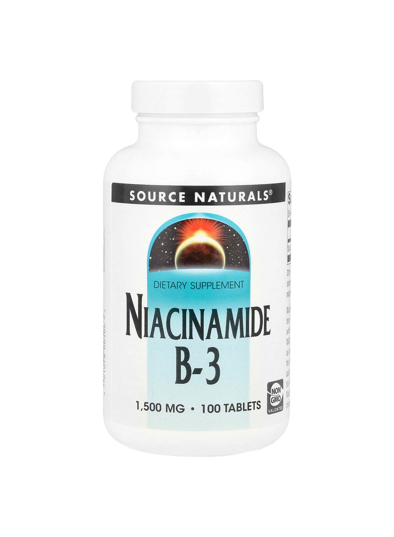 Niacinamide B-3, 1,500 mg, 100 Tablets