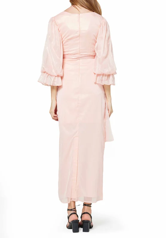 Amri Blouson Sleeve Maxi Dress