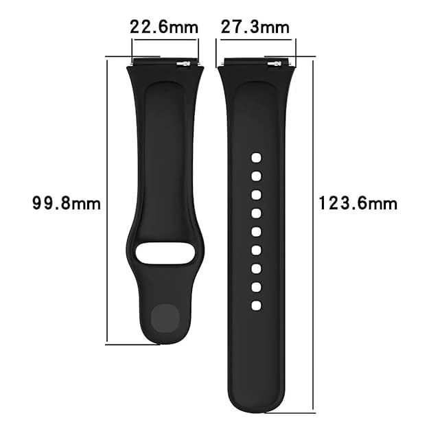 Sounce Soft Silicone Classic Strap Bands for Redmi Watch 3 Active Smart Watch Only, Comfort and Flexible Straps for Men Women and Boys & Girl - Image 4