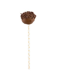 Restaurantware Restaurantware-5.9 Inch Cake Pop Sticks, 100 Durable Lollipop Sticks - Sturdy, Multipurpose, Orange Polka Dots Paper Colored Cake Pop Sticks, Food Grade, For Desserts Or Crafts  - Image 3