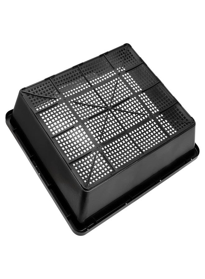 MOUYAT 14 Pack 15 x12 Inch Seed Starter Trays, Plastic Mesh Bottom Tray, Plant Germination Trays for Microgreens, Soil Blocks, Wheatgrass, Hydroponic and Fodder Systems, Black - Image 4