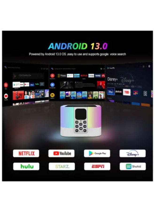 JAJEEK Z1 MIX ATV Android 13 TV Box – 8K Ultra HD Smart Media Streaming Player with 4K HDR Support – Bluetooth 5.0 Connectivity – Voice Remote Control with Google Assistant – 2GB RAM + 16GB Storage – Ultra-Fast Streaming for Netflix, YouTube & More  - Image 4