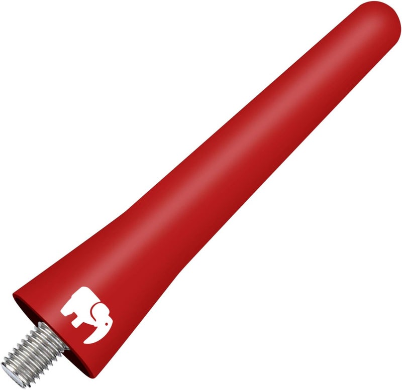 ONE250 2.5" Short Copper Core Antenna for Ford F-Series (1997-2023) - Red - Image 1