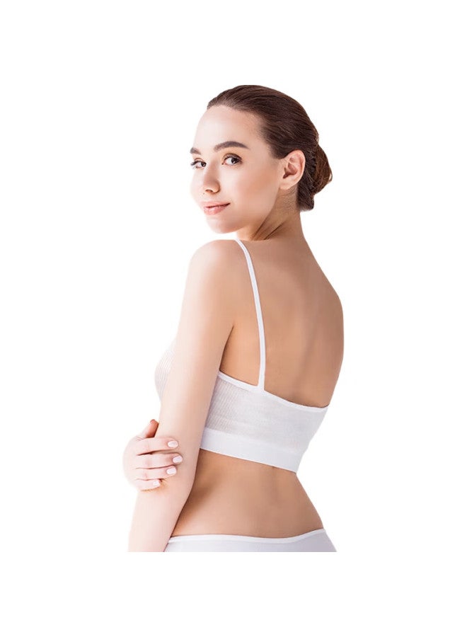 NOLANSEND Disposable Bra With Inner Pad, Strapless Bra, No-Wash Bra, Travel Underwear Set, 2-Pack - Image 1