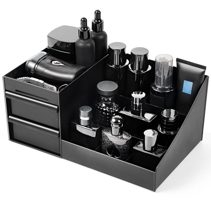 EXIN DECHEN Cologne Organizer for Men,Cologne Stand,Organizador de Perfumes,Estante Para Perfumes,Dresser Organizer Countertop,Mens Bedroom Essentials,Room Decor for Mens,Gifts for Men - Image 1
