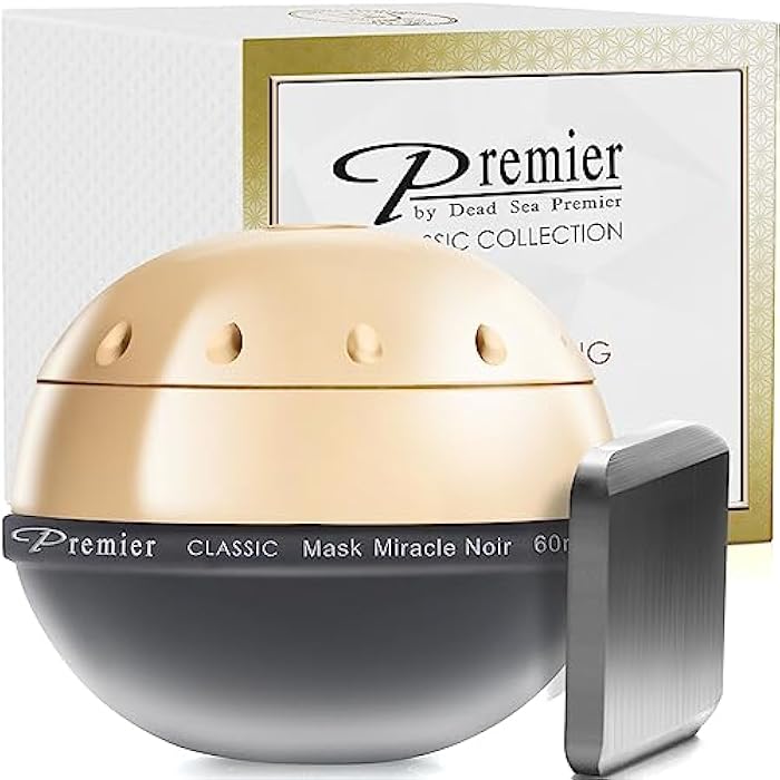 Premier Dead Sea Classic original Miracle Noir Mask, Age defying, detoxifying, hydrating, nourishing, exfoliating, anti oxidant All in one best mask 2.4 Fl oz. - Image 2