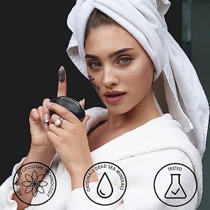 Premier Dead Sea Classic original Miracle Noir Mask, Age defying, detoxifying, hydrating, nourishing, exfoliating, anti oxidant All in one best mask 2.4 Fl oz. - Image 3