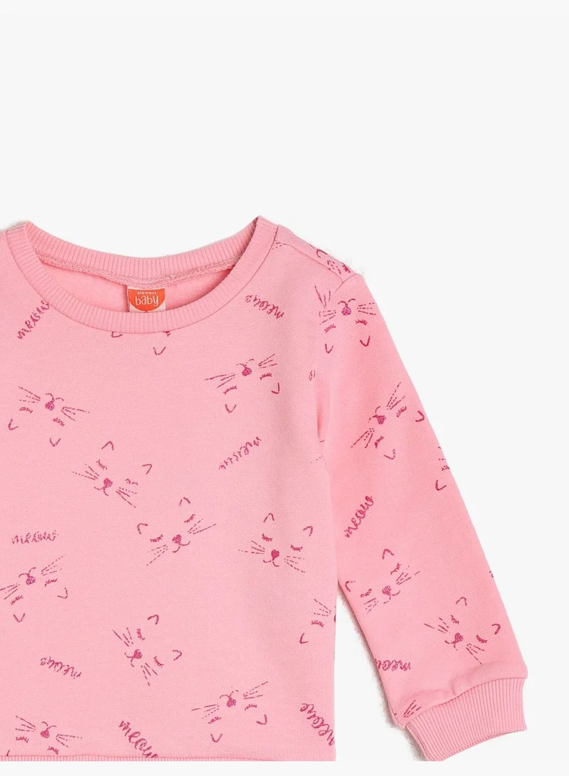 KOTON Printed Sweatshirt